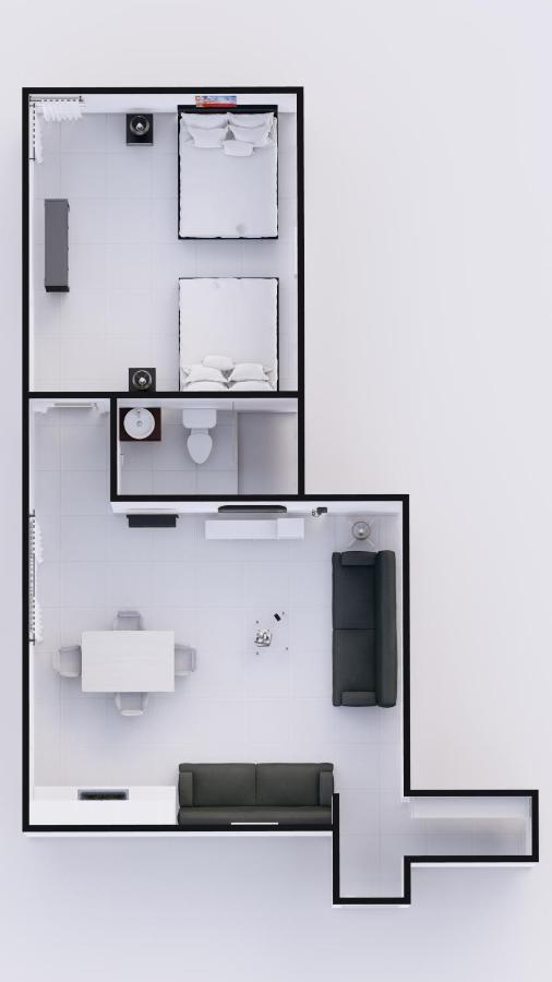 Suite Premium Angolare con 1 Camera da Letto e Cucina