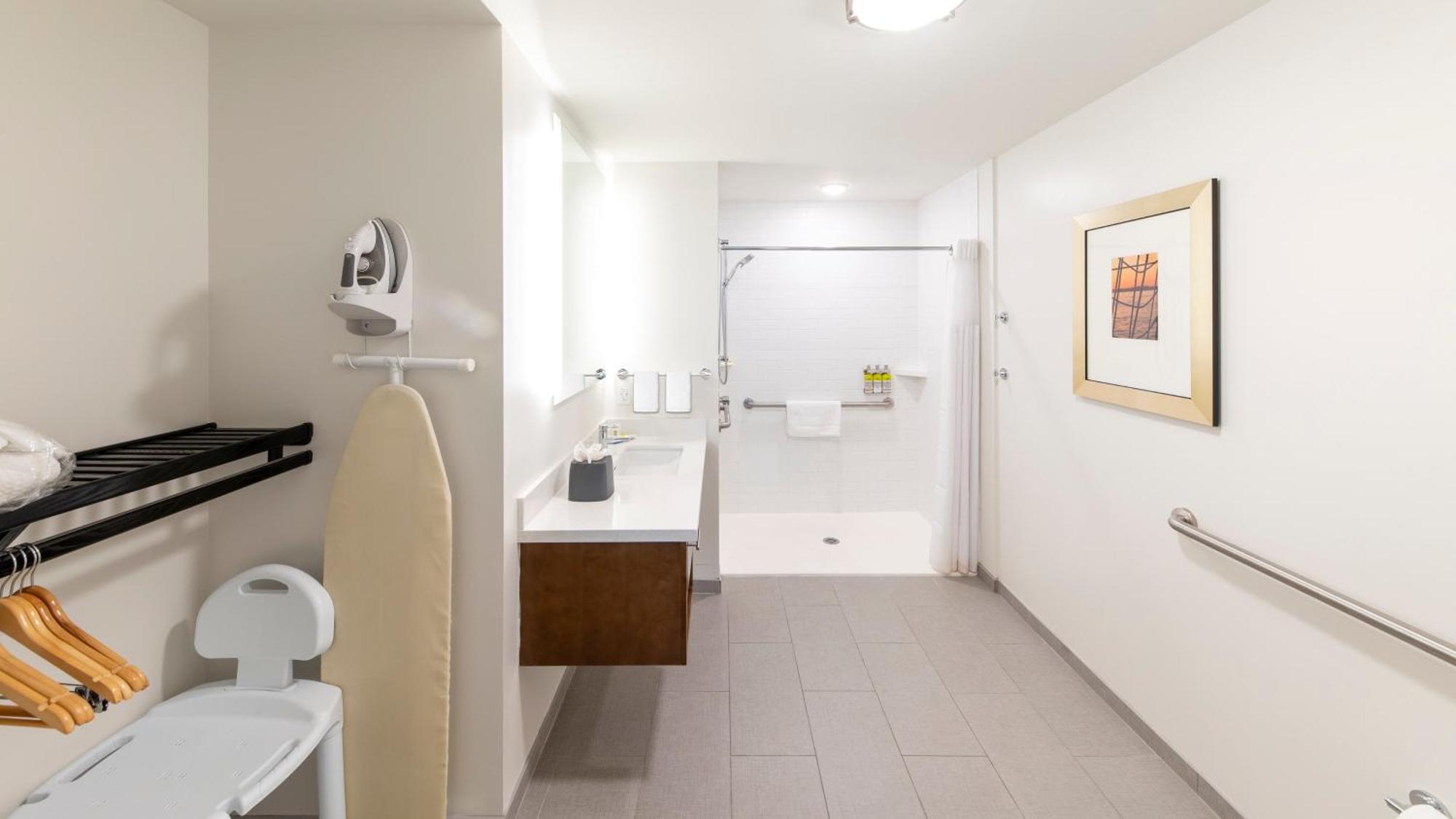 Studio Queen Suite Accessible Roll Shower