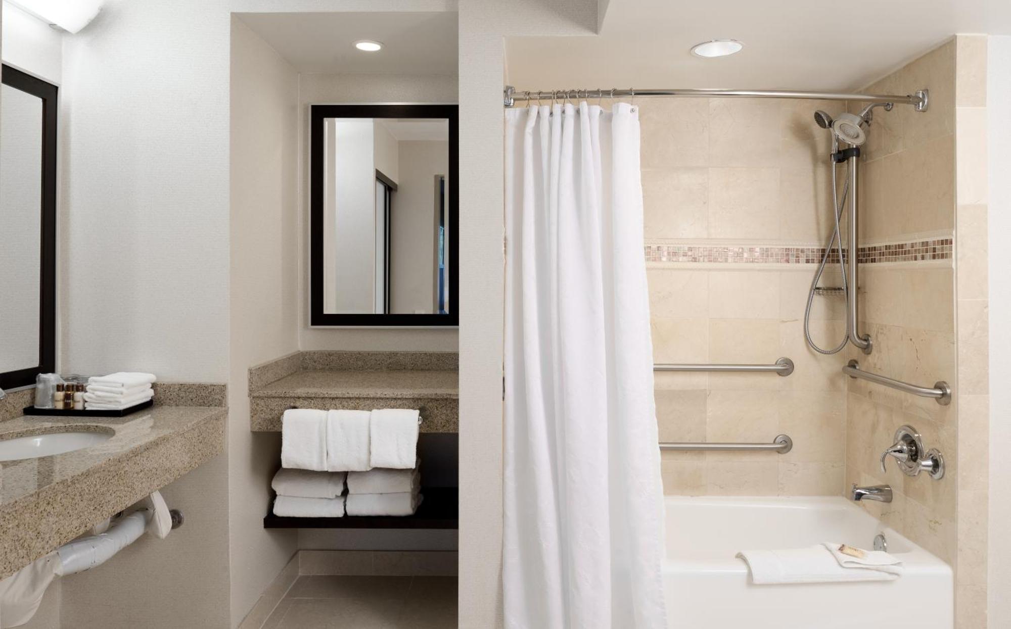 One-Bedroom Suite Adapted Tub Mobility Hearing Accessible