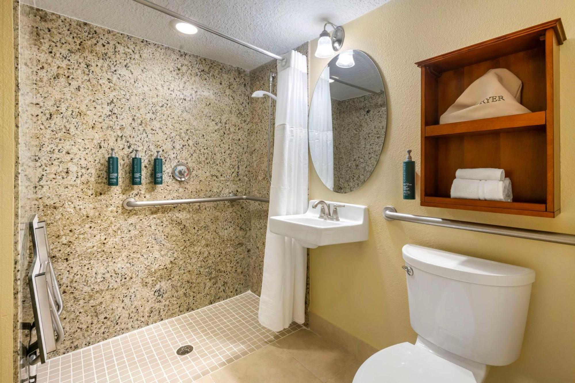 Two-Bedroom Suite Roll Shower Mobility Accessible