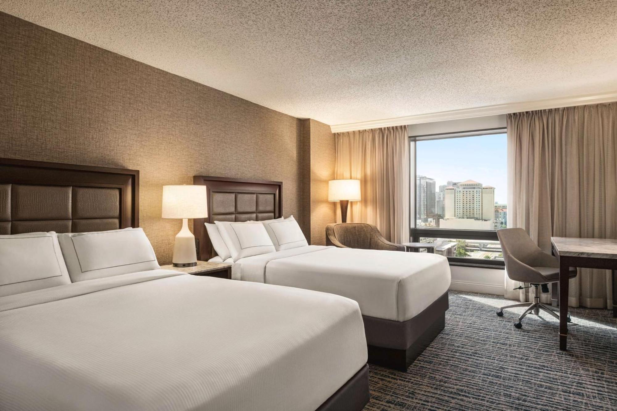 Standard Room Two Double Beds Pool View