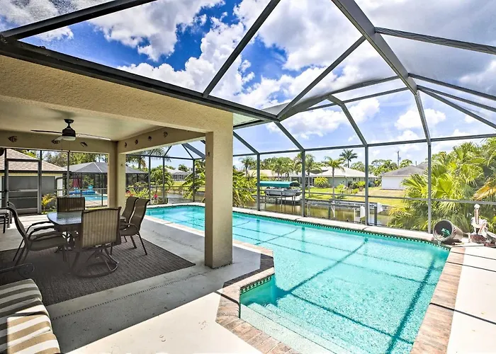 Dock & Canal Access: Cape Coral Family Home