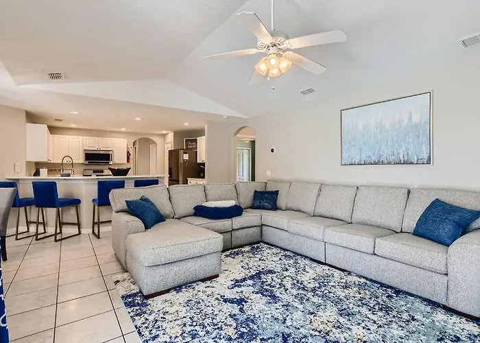 New Modern Relaxing 4 Bedroom Pool Villa Near Disney'S Parks