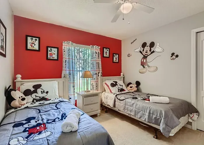 New Modern Relaxing 4 Bedroom Pool Villa Near Disney'S Parks