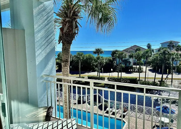 Sea La Vie At Gulf Place In Santa Rosa Beach With Gulf Views This Condo Is Located In The Cabanas Building #308, Access To 4 Pools W Spas, Tennis Court & Private Beach Access, 2 Beach Chairs & Pool Towels, Sleeps 4, Onsite Restaurants & Shopping For