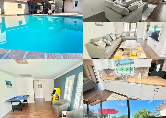 Dream Vacation Home W Heated Pool Close To Beaches Clearwater St Pete Quiet With Big Backyard
