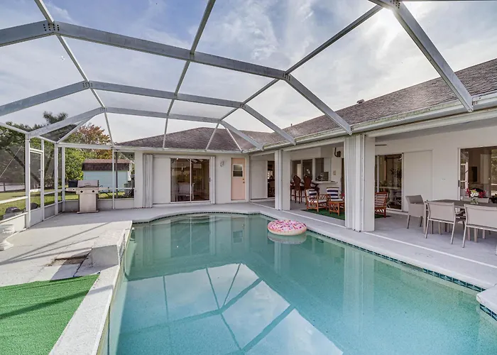 Port St Lucie Canal-Front Home W/ Heated Pool!