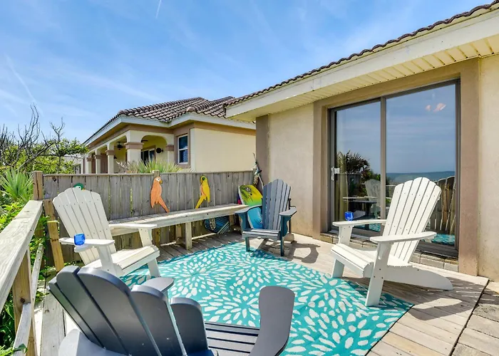 Oceanfront Flagler Beach Home W/ Decks & Gas Grill