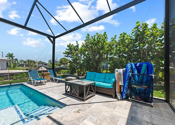 Heated Pool Home Steps To The Beach