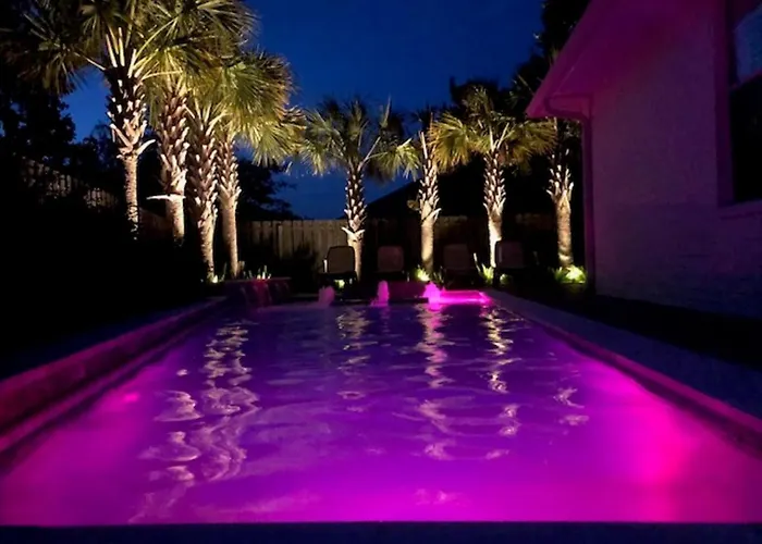 Beautiful Pet Friendly Home, Tropical Pool, Minutes To Private Beach Access, Many Extra Amenities, Please See Host Info