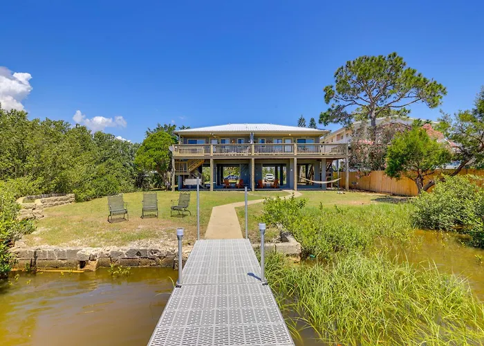 Waterfront Duplex W/ Dock & Views: Near Town!