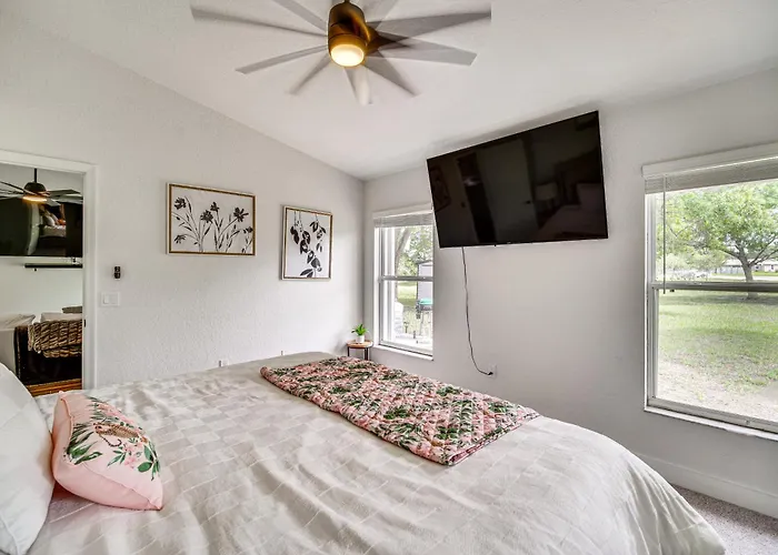 Private Yard + Patio: Central Sebastian Home!
