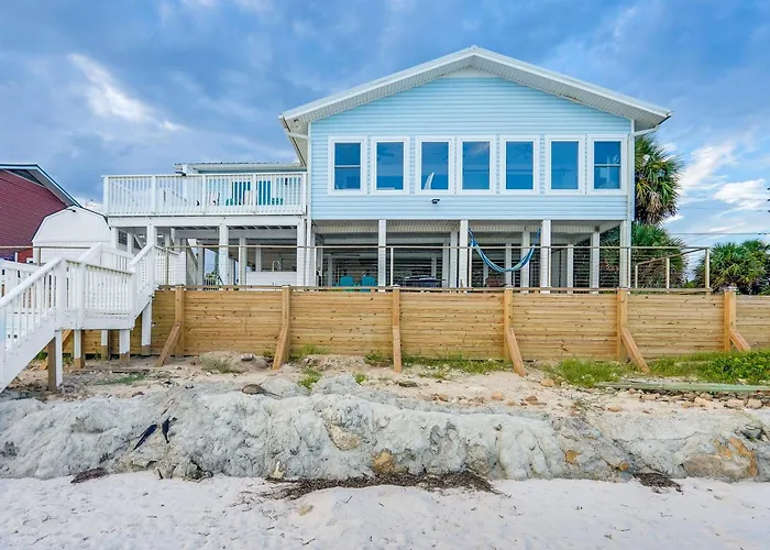 Alligator Point Beachfront Home W/ Private Hot Tub