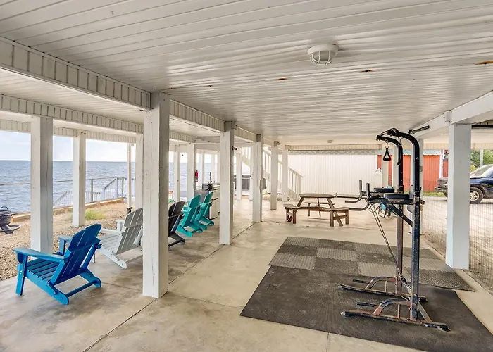 Alligator Point Beachfront Home W/ Private Hot Tub