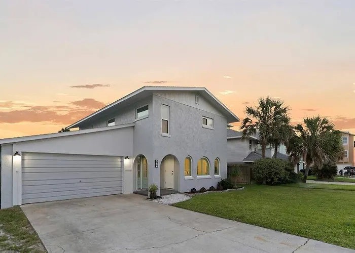 Beachside Vilano Lux Arcade Pets 6Min To Historic