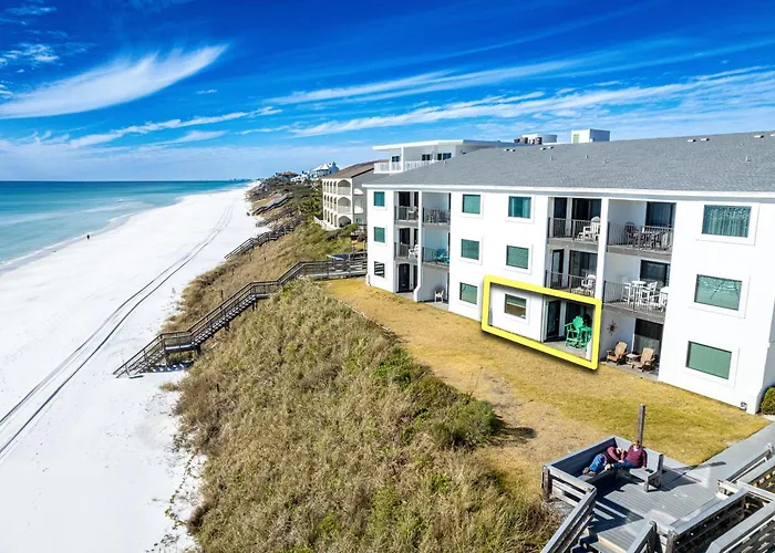 Gulf Front, Seagrove Beach, Sleeps 6, 1St Floor, Private Beach Access!!