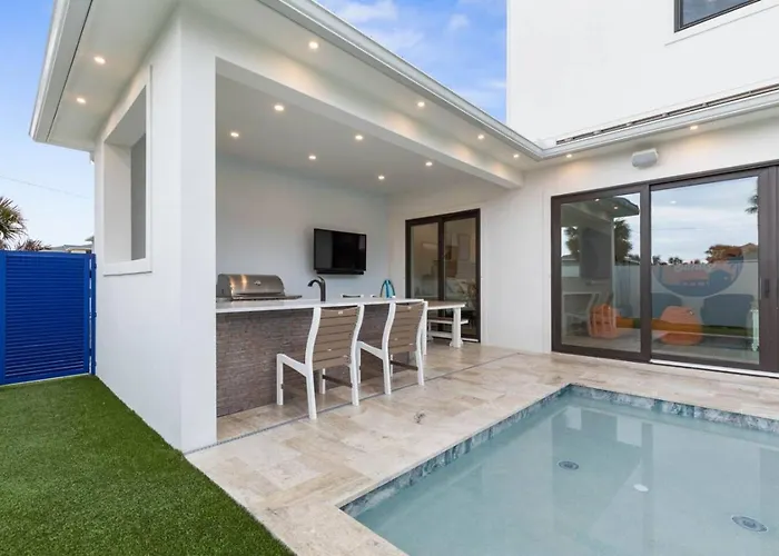 Flagler Beach Oceanfront Luxury | 5Br, Dog-Friendly, Sleeps 12