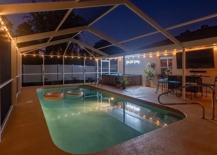 Escape To Secluded Spa, Heated Pool, Game Room, Firepit Near Crystal And Rainbow Rivers
