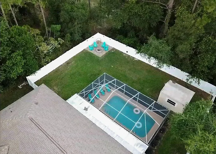 Escape To Secluded Spa, Heated Pool, Game Room, Firepit Near Crystal And Rainbow Rivers