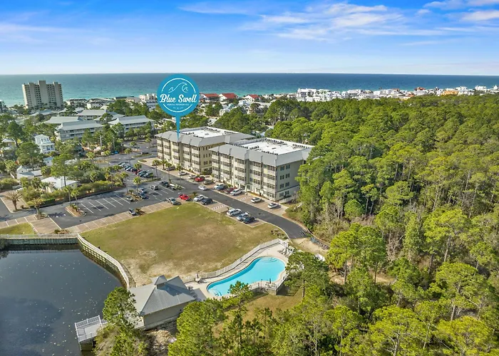 Remarkably Updated 3/2 In Seagrove Highlands - Gulf Views Sleeps 9!