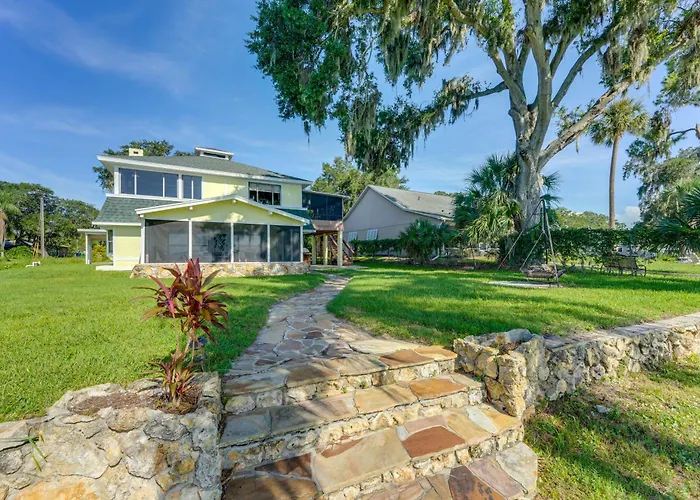 Dora Canal Views & Shared Dock: Apt In Tavares!