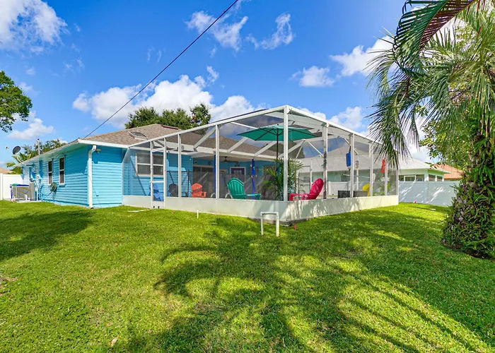 Fenced Yard, Game Room: Family Home In Sebastian!