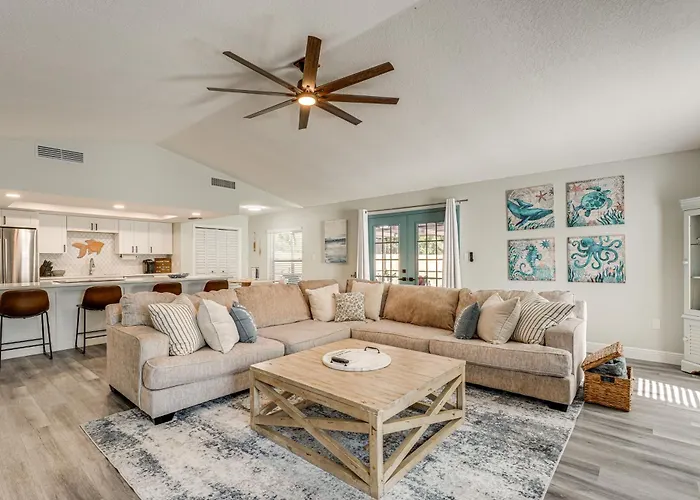 Modern Coastal Escape 1 Mi To Anclote River Park
