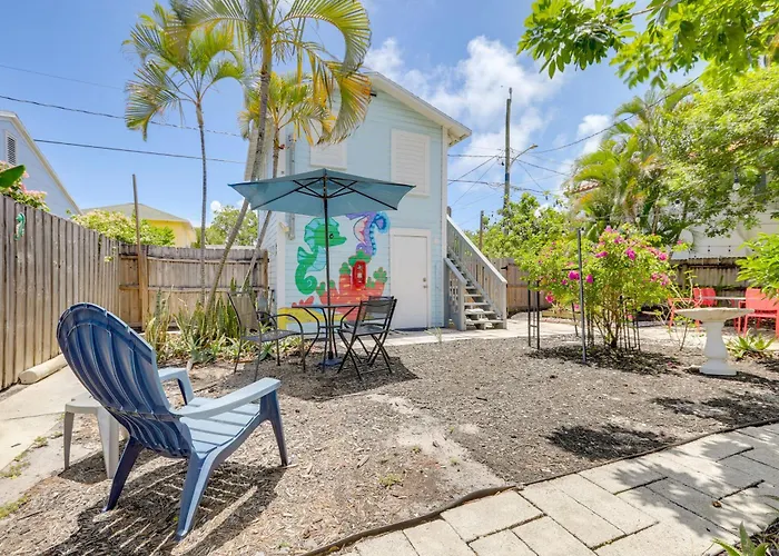 1 Mi To Lake Worth Beach: Studio W/ Shared Patio