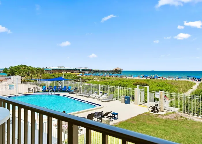 Chateau By The Sea - Cocoa Beach Oceanfront Pet-Friendly Condos With Rooftop Deck & Heated Pool