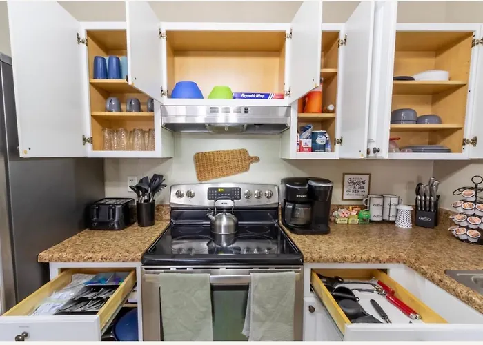 22 Min To Beach-2 Bd Room-Self Check In -Sleep 6-Bbq-Wd