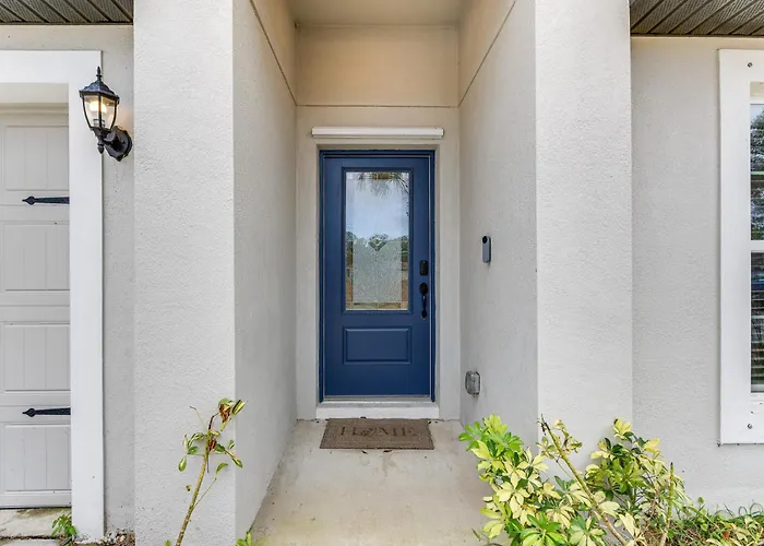 Sleek + Convenient Palm Bay Stay: Bring Your Pet!