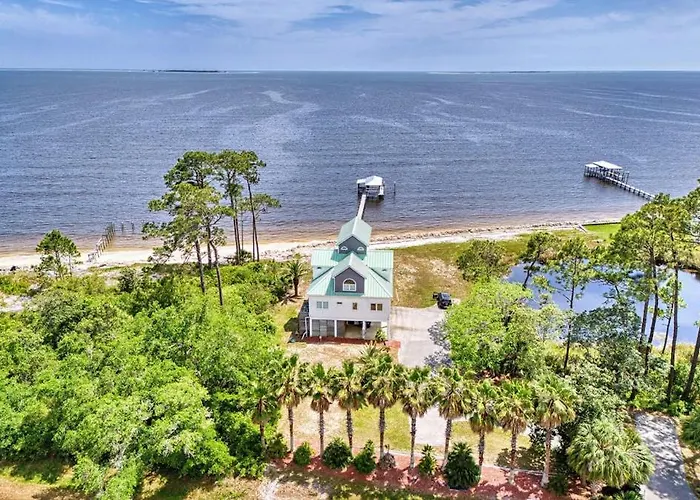 Gulf-Front Dog-Friendly Home With Private Pool Great View Deck & Beach Access