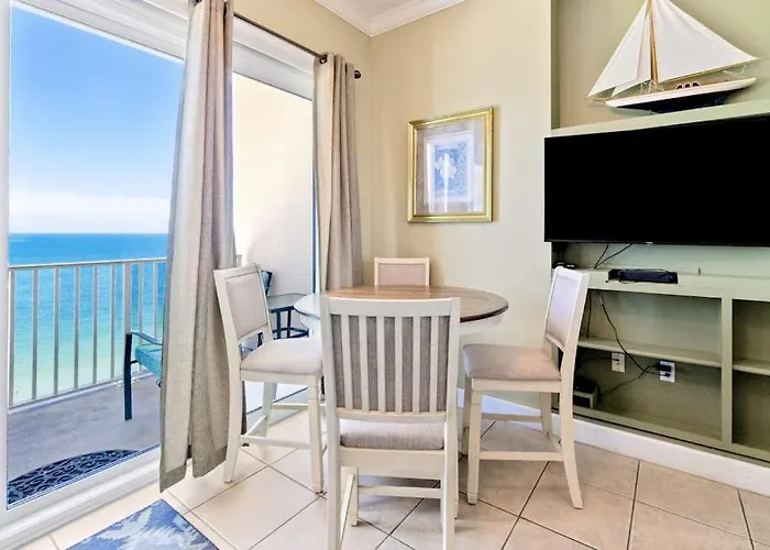Inviting Gulf-Front Condo In Perdido Key With Waterfront Pool Hot Tub And Oceanfront Balcony