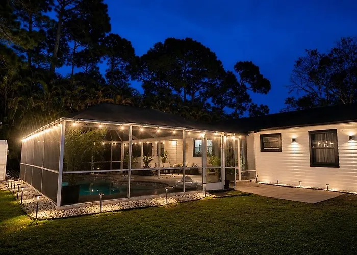 Palm Vibe House - Pool - Near Beach - Florida