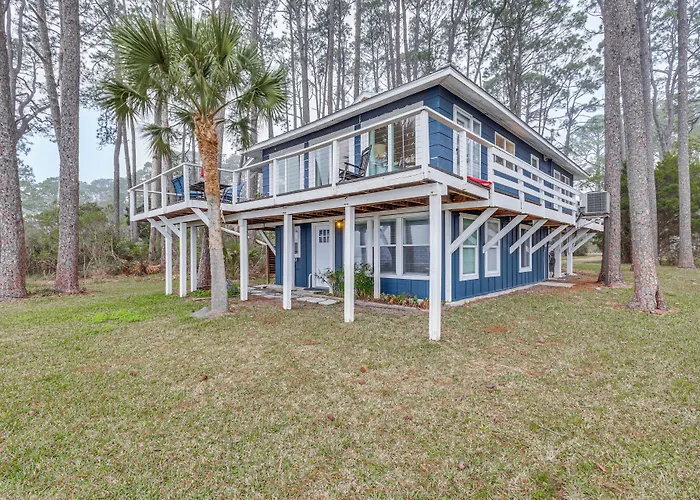Carrabelle Retreat W/ Boat Dock + Views Of Gulf!